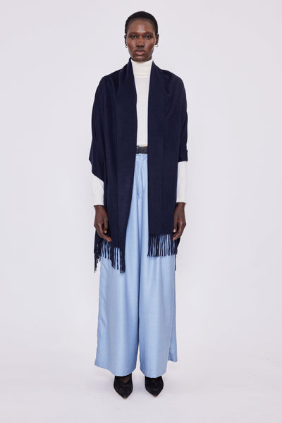 Natasha Travel Blanket - Navy
